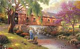 Fishing Canvas Paintings - The old fishing hole